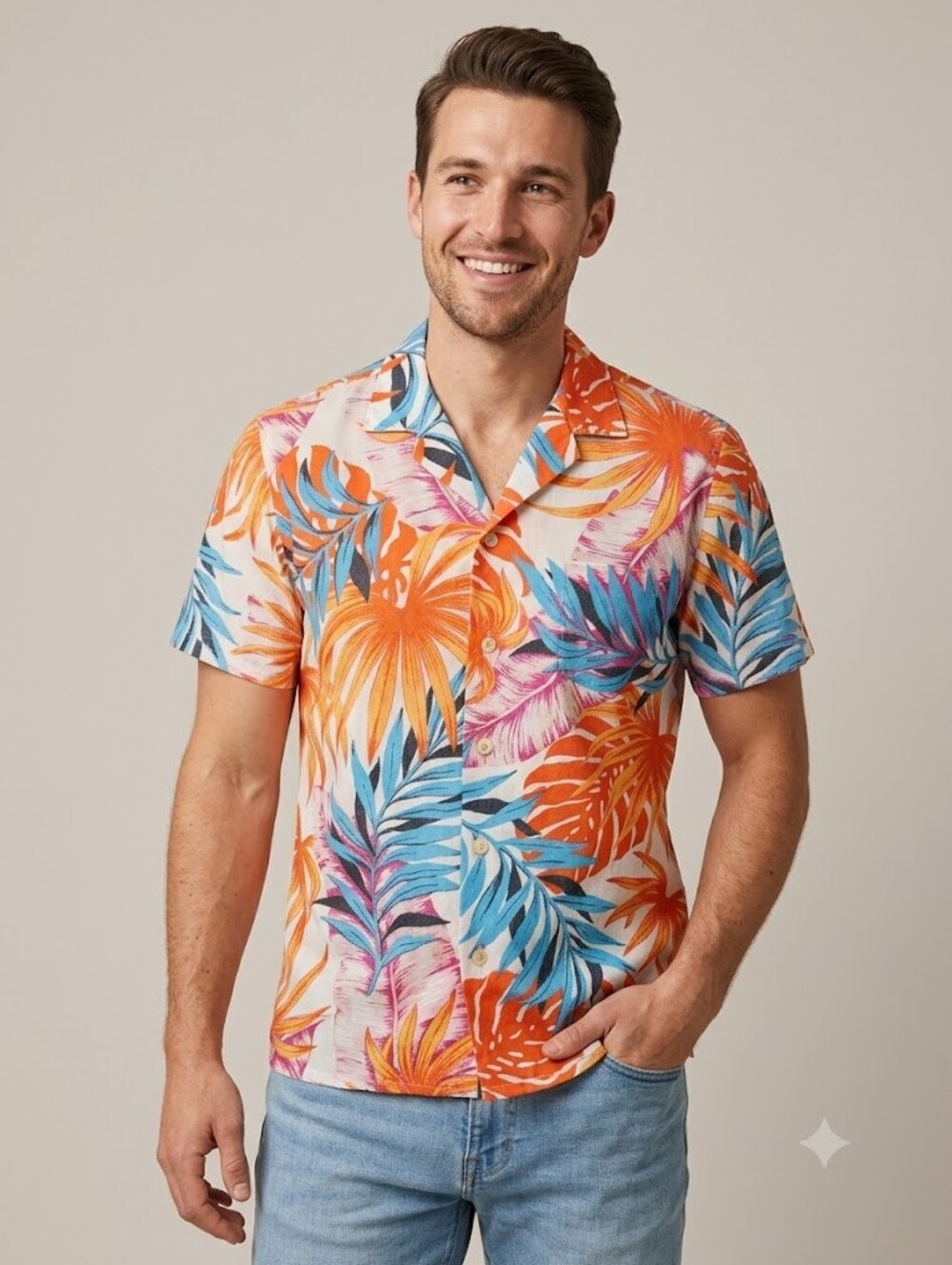 The Stag Vintage Tropical Hawaiian Shirt